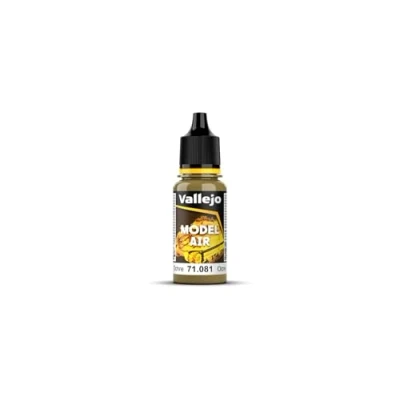 Image of Vallejo Model Air 17 ml Acrylic Paint Tank Ochre 1943