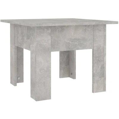 Image of vidaXL Coffee Table Concrete Grey 55x55x42 cm Engineered Wood
