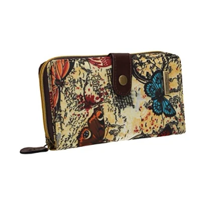 Image of SwankySwans Women&#039;s Atlantis Bi Fold Wallet, 605 Beige, One Size