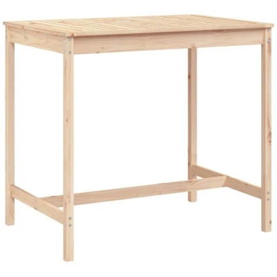 Image of vidaXL Garden Table 121x82.5x110 cm Solid Wood Pine