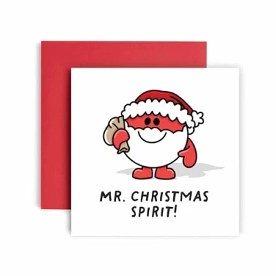 Image of Huxters Funny Christmas card for Him Santa Claus Husband Dad Daddy Uncle Brother Son Traditions (Mr)