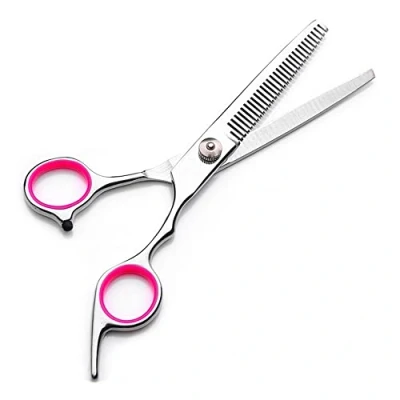 Image of Pet Thinning Scissors,6&quot; Dog Grooming Scissors Stainless Steel Shear W/Toothed for Groomer or Family DIY…