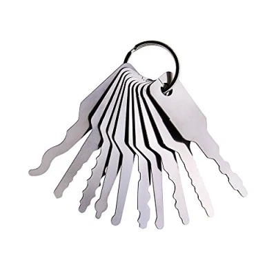Image of TMP 10 Piece Master Key for Car,Auto Jiggler Lock Pick Set