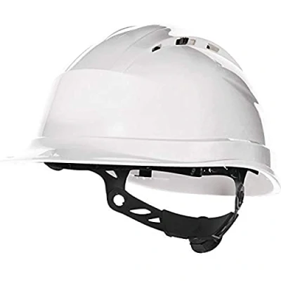 Image of Delta Plus Quartz 4 Safety Helmet, Adjustable Vents with Rotor Adjustment White