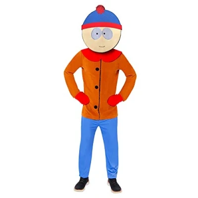 Image of Amscan 9909305 Men&#039;s Official South Park Stan Marsh Adults Fancy Dress Costume Size: Small