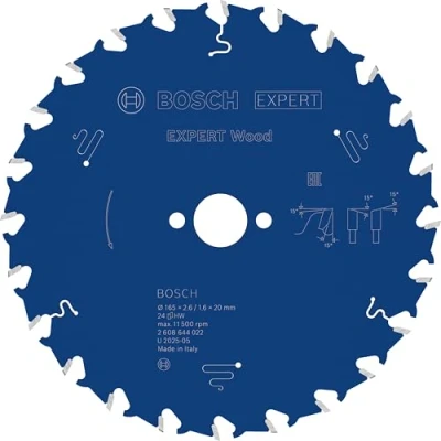 Image of Bosch 2608644022 165 mm Circular Saw Blade for Wood