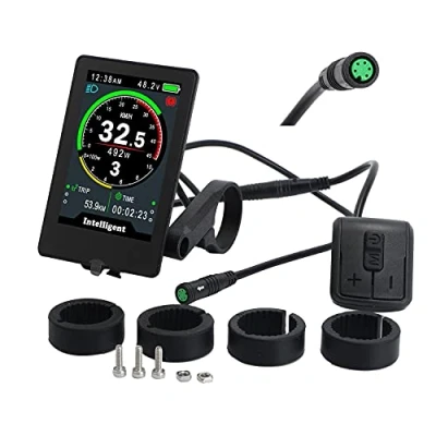 Image of Ebike LCD Display Cycling Computer 500C P850C 860C 750C ble Bafang DPC18 for Electric Bike Mid Motor BBS01 BBS02 BBSHD Hub