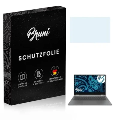 Image of Bruni Screen Protector compatible with Lenovo IdeaPad Flex 5 Chromebook 13 Inch Film, crystal clear Protective Film (2X)