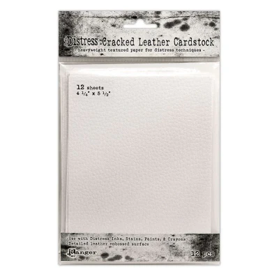 Image of Tim Holtz Ranger Cracked Leather CRD 4.25&quot;X5.5&quot;, One Size