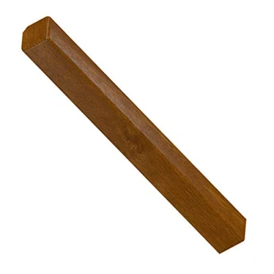 Image of uPVC Fascia Cover Capping Board 450mm Double Ended Corner Trim Golden Oak
