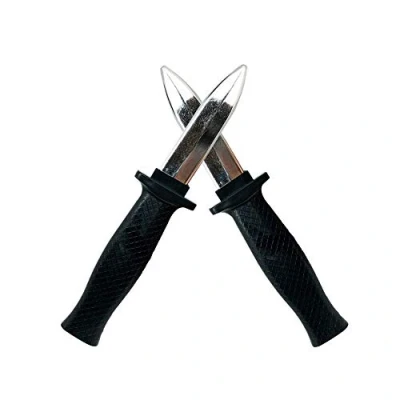 Image of Wendy Cai 2 Pcs Plastic Retractable Knife Magic Toy Joke Trick Halloween Props Fake Blade Disappearing Dagger