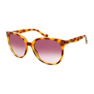 Image of Liu Jo Womens Acetate sunglasses with oval shape LJ619S women Brown One Size