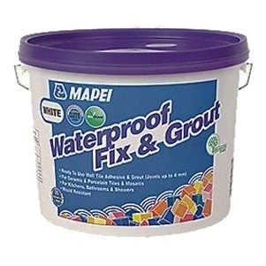 Image of Mapei Waterproof Fix &amp; Grout Mould Resistant Tile Adhesive 7.5kg