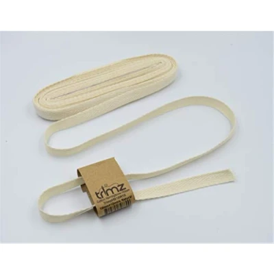 Image of Trimz 100% Cotton Herringbone Tape, Natural, 10mm x 10m