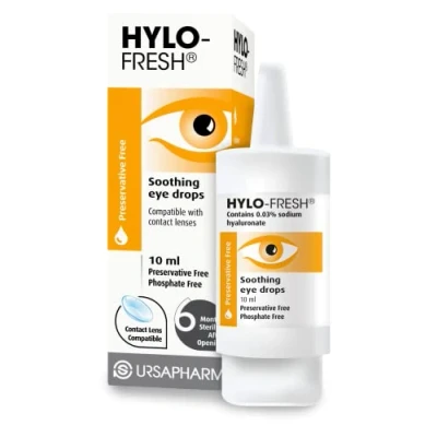 Image of HYLO Fresh Preservative Free Soothing, Lubricating Eyedrops for Irritated or Mild Dry Eye 10ml