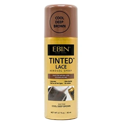 Image of EBIN Tinted Lace Spray (80ml, Cool Deep Brown)
