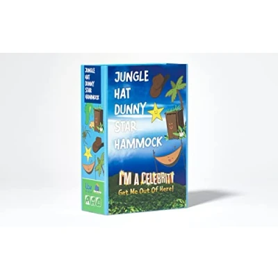 Image of Jungle Hat Dunny Star Hammock An Official ‘I’m A Celebrity Get Me Out Of Here!’ Card Game Ages 8+ 2 8 Players 10 30 Minutes Playing Time From Blue Orange