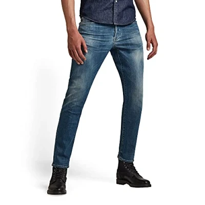 Image of G Star Men&#039;s 3301 Regular Tapered Jeans, blue (faded spruce 51003 C300 C084), 28W / 32L