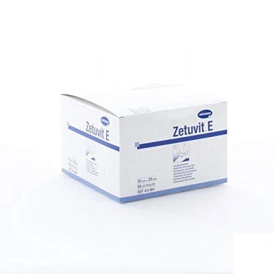 Image of Hartmann Zetuvit E Sterile Absorbent Dressing Pads, 10cm x 20cm, Pack of 50