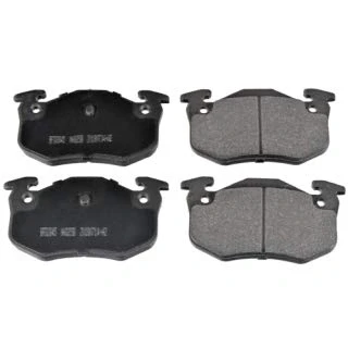 Image of 425142, 425146, 425197, 425256, 425257 Brake pad set BLUE PRINT ADP154238 Rear Axle prepared for wear indicator PEUGEOT: 205 II Hatchback