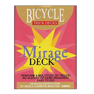 Image of Bicycle MIRAGEDEC_RED Trick Deck
