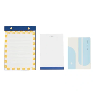 Image of Kokonote Akalia Notepad Set 3 Notepads In Different Sizes Notebook Cute Stationery Supplies Writing Pad Note Books