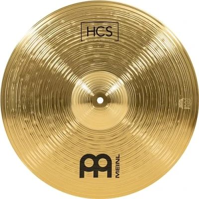 Image of Meinl Cymbals HCS Crash Cymbal 18 inch (Video) for Drum Set (45,72cm) Traditional Finish Brass, Made in Germany (HCS18C)