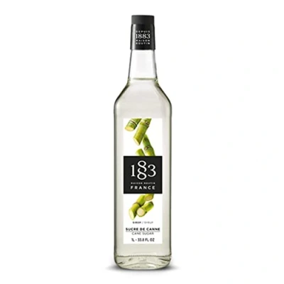 Image of 1883 Maison Routin Premium Cane Sugar (Gomme) Syrup for Cocktails, Mocktails, Coffee &amp; Iced Tea Glass 1L