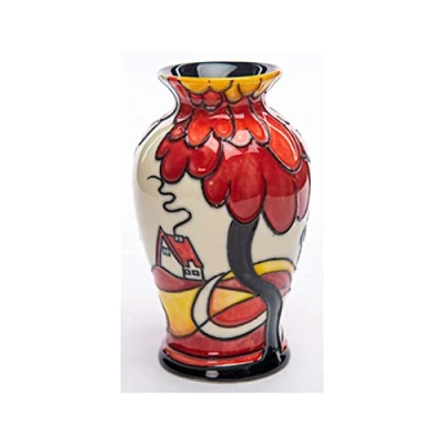 Image of Old Tupton Ware Noon Art Deco Style Design Vase