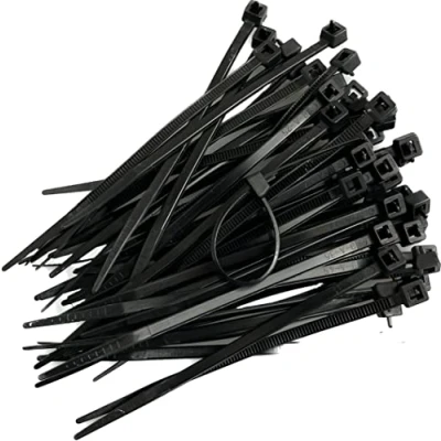 Image of releasable Cable Ties Amazon 50 Pieces (3.6mm x 100mm, Black)