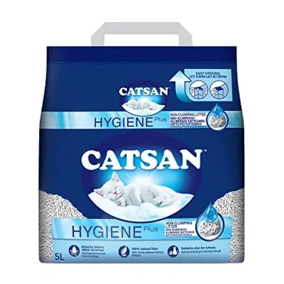 Image of Catsan Cat Litter, 5 Litre High Absorption and Odor Control