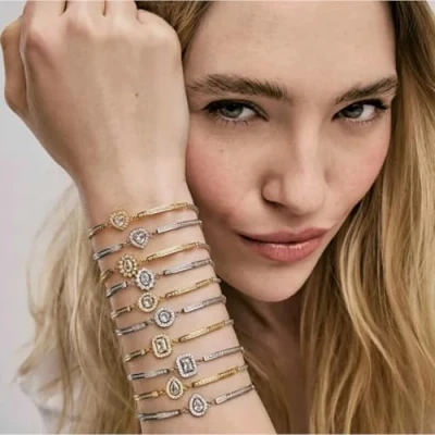 Image of Nomination Royal Dream Silver Square Crystal Bracelet