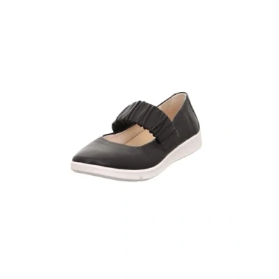 Image of Legero Women&#039;s Lucca Ballet Flat, Black (Black 0100), 4.5 UK