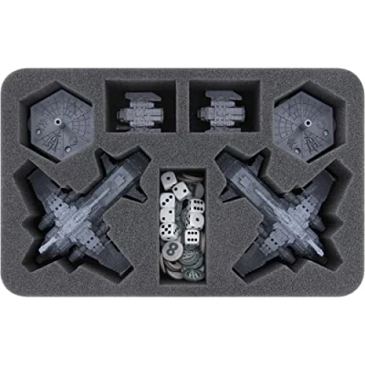 Image of Feldherr HSMFGC060BO foam tray compatible with Aeronautica Imperialis: Adeptus Astartes Thunderhawk Gunship