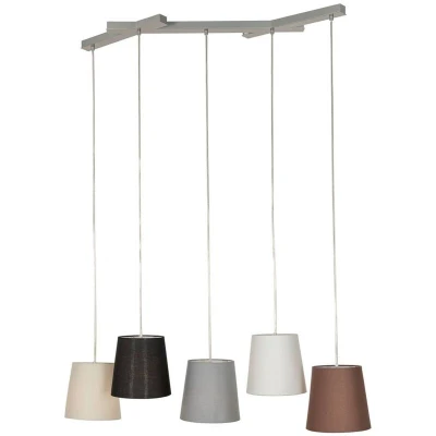 Image of Lucande Thamila hanging light, multicolour, iron