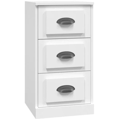 Image of vidaXL Sideboard White 36x35.5x67.5 cm Engineered Wood