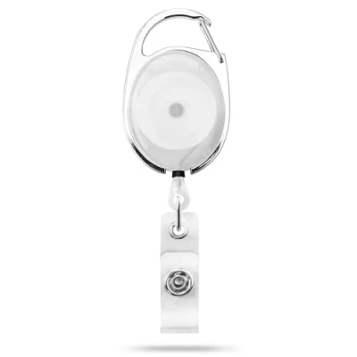 Image of ID Card It Premier Yo Retractable Reel Pass Badge Holder White