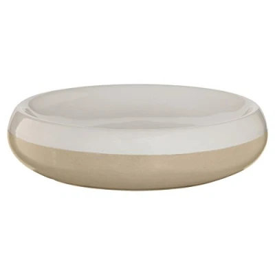 Image of Sealskin Sphere Dish, Porcelain, Desert Sand, 12 x 3 cm