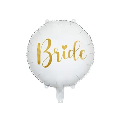 Image of Gold Bride Foil Balloon, Hen Party Decoration, To Be Accessories, Night Bachelorette