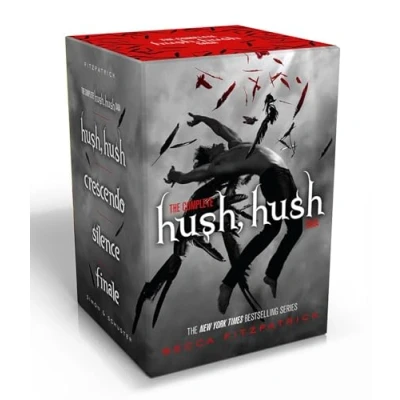 Image of Becca Fitzpatrick Hush Series Novel Collection 4 Books Box Set: Hush, Hush; Crescendo; Silence; Finale (Hush, Saga)