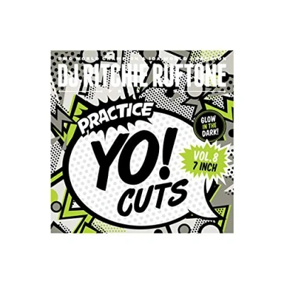Image of DJ Ritchie Ruftone Practice Yo! Cuts Vol 8 GLOW IN THE DARK 7&#039;&#039; VINYL for your Numark PT01 Scratch or Reloop Spin Portable Turntable