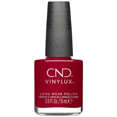Image of CND Vinylux Long Wear Nail Polish (No Lamp Required), 15 ml, Red, Wildfire
