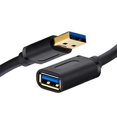 Image of USB 3.0 Extension Cable 4M, TanQY High Speed Extender Cord Type A Male to Female for Playstation, Xbox, Flash Drive, Hard Card Reader,Scanner,Printer,Keyboard (4M)
