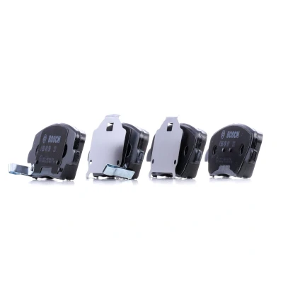 Image of 581011UA00, 581013VA50, 581013VA70, 58101A4A17, 58101C6A00 Brake pad set BOSCH 0 986 494 981 Low Metallic KIA: CARENS 4