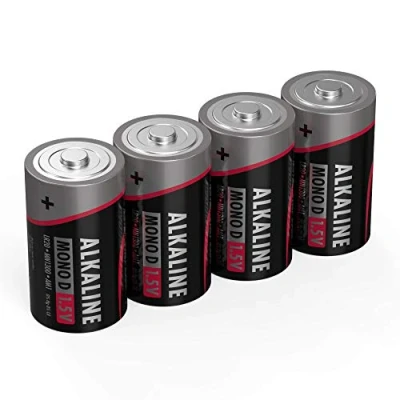 Image of ANSMANN D Size Batteries [Pack of 4] Long Lasting Alkaline Disposable Type Battery For Digital Cameras, Flashguns, Toys, Audio Devices and Radio Controls