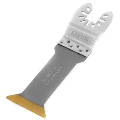 Image of 3X Saxton 44mm Titanium LR Blades Dewalt Stanley Worx Erbauer Oscillating Multitool