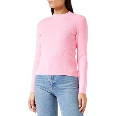 Image of Levi&#039;s Women&#039;s Crew Rib Sweater Begonia Pink (Pink) M
