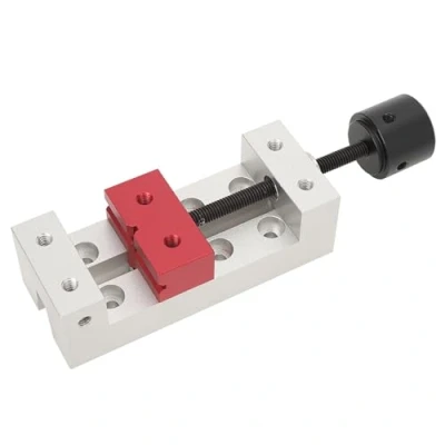 Image of 50mm Mini Bench Vise，Mini Aluminum Flat Clamp Table Vise Drill Press Vice Fixing Tool
