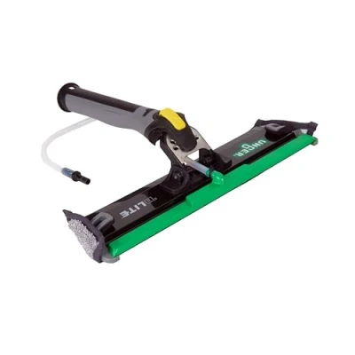 Image of Unger nLITE PowerPad Holder with One Pad (Length: 45 cm, Window Cleaning, Cleaning Items, Efficient of Floors, Tiles and Other Smooth Surfaces) PWH45
