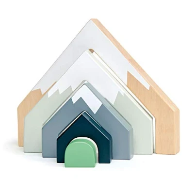 Image of Explore the Wilderness with Tenderleaf Wooden Train Set Mountain Nature for Children Age 3+ (Mountain Pass)